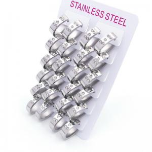 Stainless Steel Stone&Crystal Earring - KE118955-XY