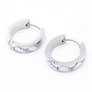 Stainless Steel Stone&Crystal Earring - KE119102-WM