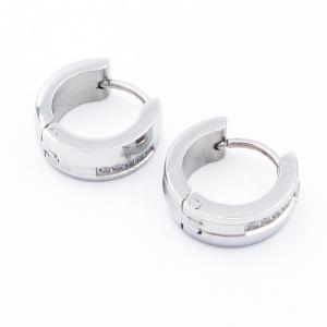 Stainless Steel Stone&Crystal Earring - KE119166-WM
