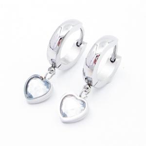 Stainless Steel Stone&Crystal Earring - KE119175-WM