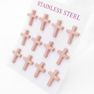 SS Rose Gold-Plating Earring - KE119200-HR