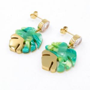 SS Gold-Plating Earring - KE120204-SP