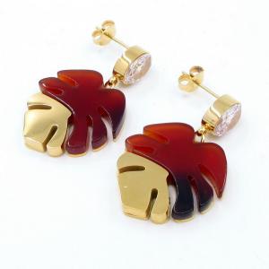 SS Gold-Plating Earring - KE120205-SP
