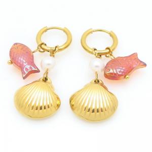 SS Gold-Plating Earring - KE120218-HM