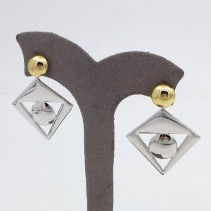 SS Gold-Plating Earring - KE120273-SP