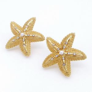 SS Gold-Plating Earring - KE120274-SP