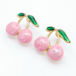 SS Gold-Plating Earring - KE120288-SP