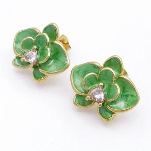 SS Gold-Plating Earring - KE120299-SP