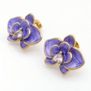 SS Gold-Plating Earring - KE120300-SP