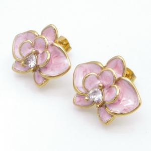 SS Gold-Plating Earring - KE120301-SP