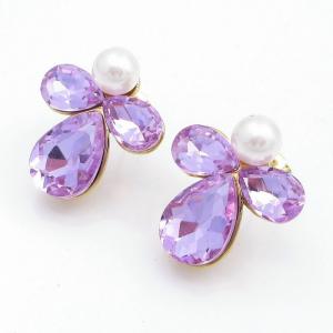 SS Gold-Plating Earring - KE120322-SP