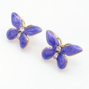 SS Gold-Plating Earring - KE120345-SP
