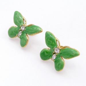 SS Gold-Plating Earring - KE120347-SP