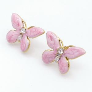 SS Gold-Plating Earring - KE120348-SP