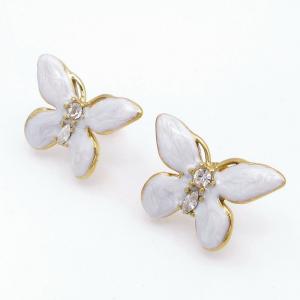 SS Gold-Plating Earring - KE120349-SP