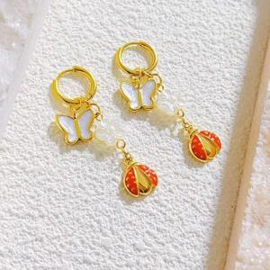 SS Gold-Plating Earring - KE120469-SXSJ