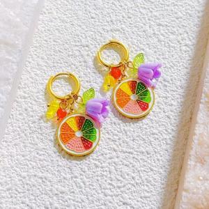 SS Gold-Plating Earring - KE120471-SXSJ