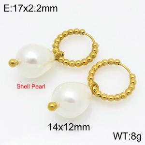 SS Gold-Plating Earring - KE121224-Z