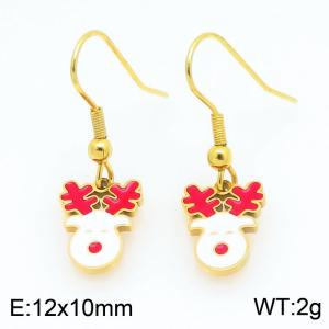 SS Gold-Plating Earring - KE121227-Z