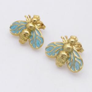 SS Gold-Plating Earring - KE121608-SP