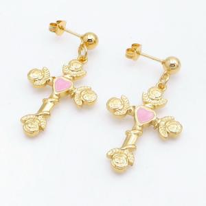 SS Gold-Plating Earring - KE121615-SP