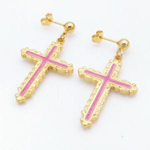 SS Gold-Plating Earring - KE121616-SP