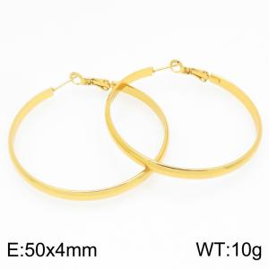 SS Gold-Plating Earring - KE121637-LO
