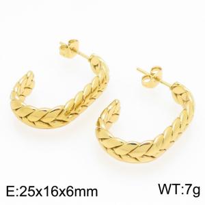 SS Gold-Plating Earring - KE121645-LO
