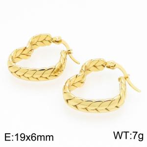 SS Gold-Plating Earring - KE121647-LO
