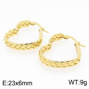SS Gold-Plating Earring - KE121648-LO