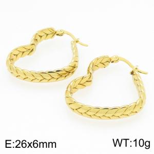 SS Gold-Plating Earring - KE121649-LO