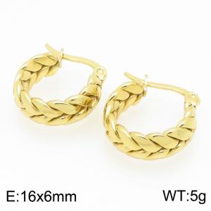 SS Gold-Plating Earring - KE121650-LO