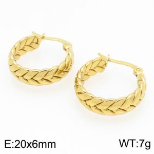 SS Gold-Plating Earring - KE121651-LO