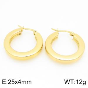 SS Gold-Plating Earring - KE121664-LO