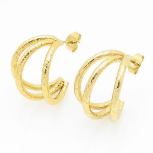 SS Gold-Plating Earring - KE121737-LO
