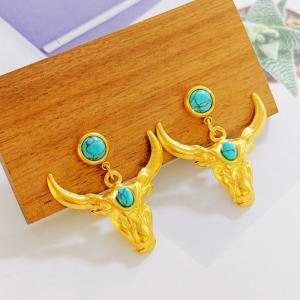SS Gold-Plating Earring - KE121854-SXSJ