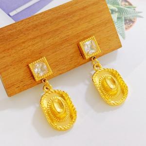 SS Gold-Plating Earring - KE121862-SXSJ