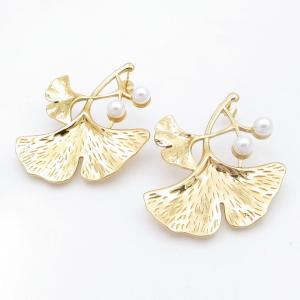 SS Gold-Plating Earring - KE122002-SP