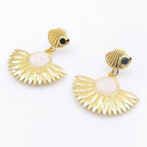 SS Gold-Plating Earring - KE122007-SP