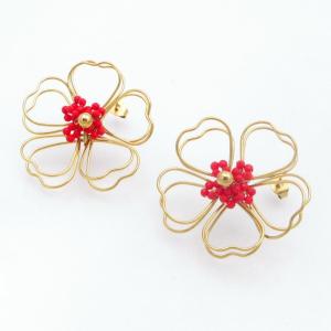 SS Gold-Plating Earring - KE122038-SP