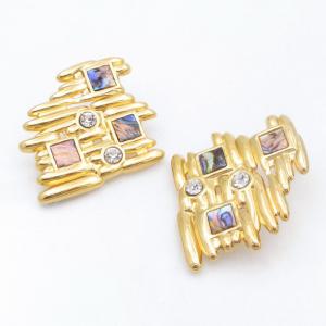 SS Gold-Plating Earring - KE122165-SP