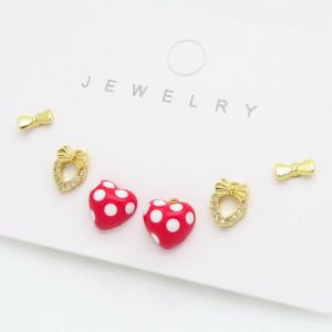 Copper Earring - KE122380-BI