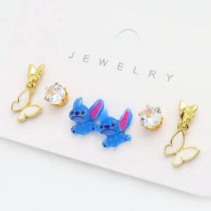 Copper Earring - KE122386-BI