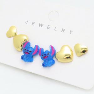 Copper Earring - KE122387-BI