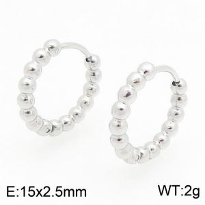 Stainless Steel Earring - KE122512-WM