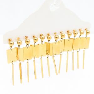 SS Gold-Plating Earring - KE122968-TLA