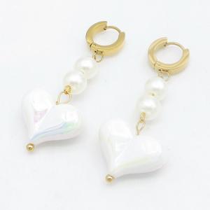 SS Gold-Plating Earring - KE123778-SP