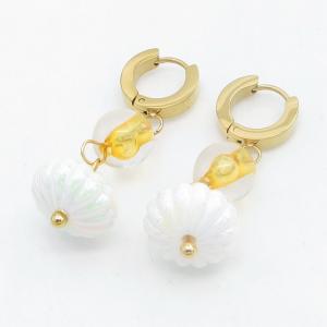 SS Gold-Plating Earring - KE123779-SP