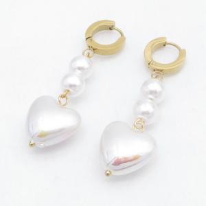 SS Gold-Plating Earring - KE123781-SP