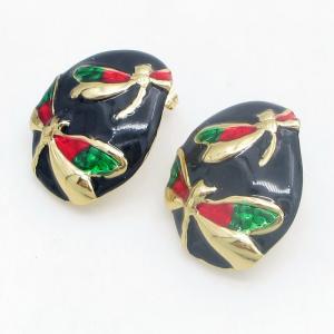 SS Gold-Plating Earring - KE123794-SP